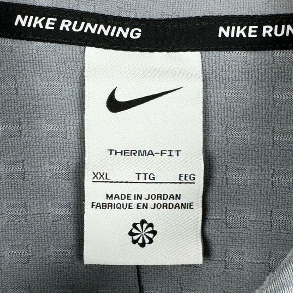 Nike Therma Fit Repel Element 1/4 Zip Running Men's Pullover Gray XXL DD5662-084 - Picture 3 of 8